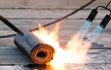 Knockerdown asphalt flat roofing repairs