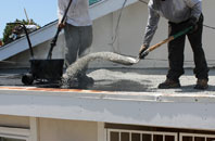 Knockerdown flat roofing repair
